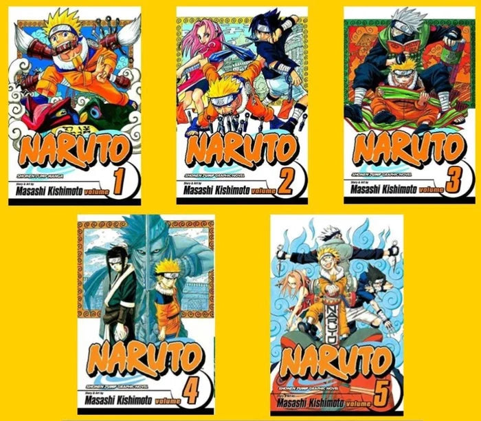 Naruto Set (Volume 1 to 5)