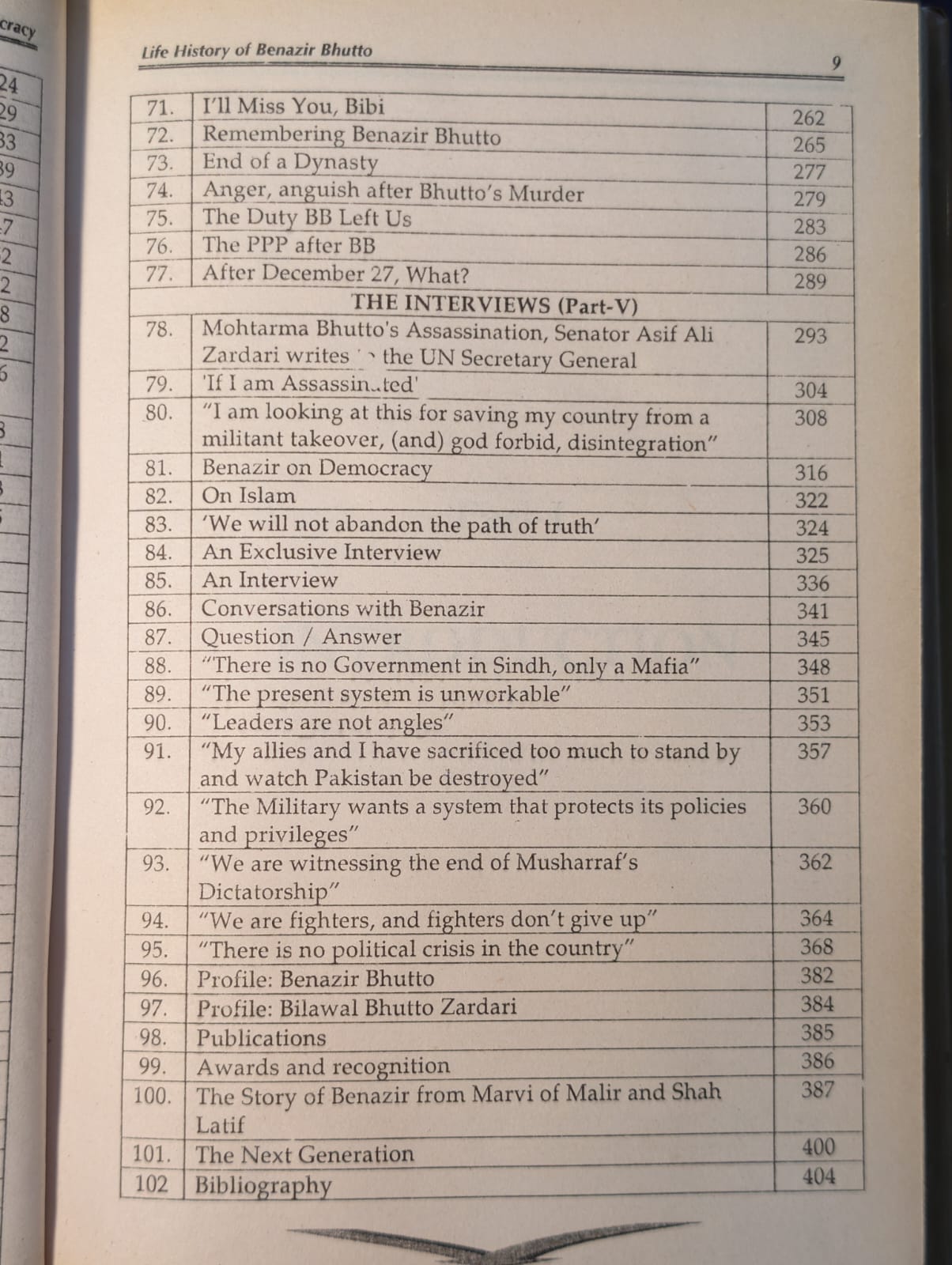 Murder of Democracy: A Life History Of Benazir Bhutto( 1953- 2007)