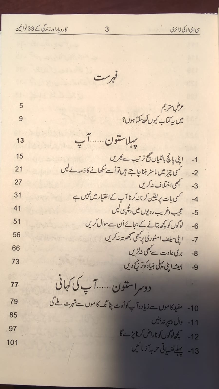 Ceo Ki Diary: Baray Karobar aur Kamyab Zindagi ke 33 Qanoon
