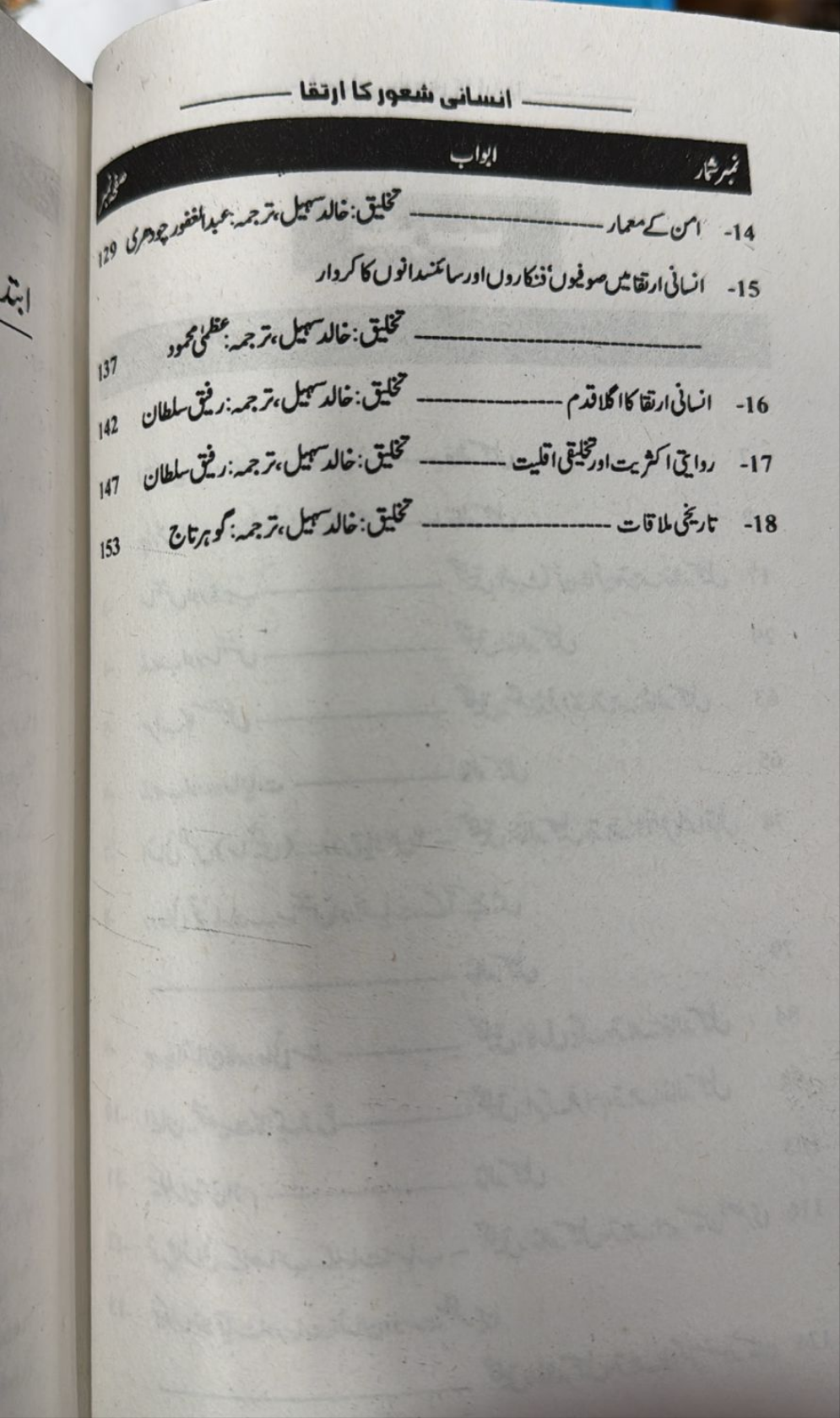 Insani Shaoor Ka Irtaqa [ Nafsiyati aur Falsafiyana Mazameen ]