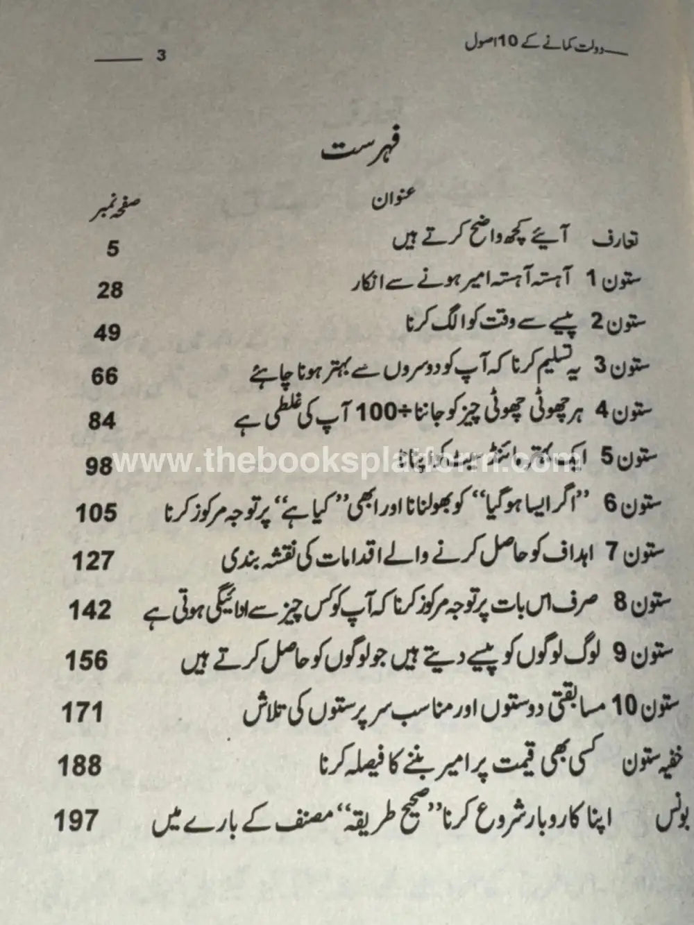 Dolat Kamanay Ke 10 Asool (The Pillars Of Wealth)