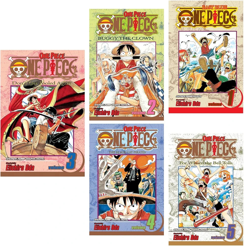 One Piece Set ( Volume 1 to 5 )