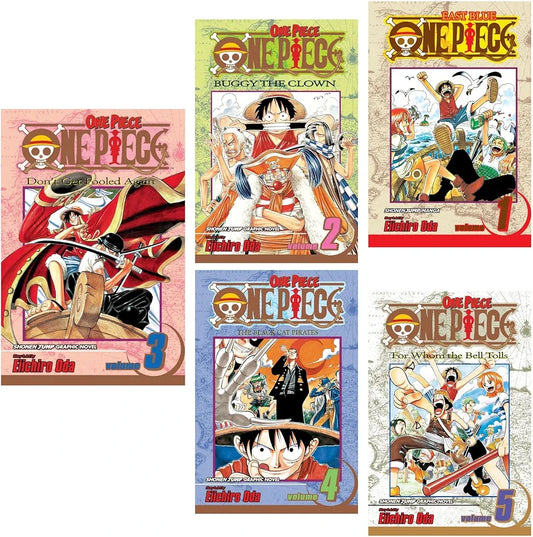 One Piece Set ( Volume 1 to 5 )