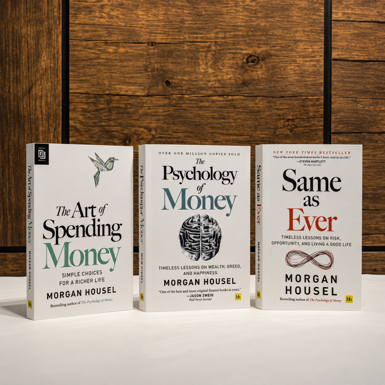 Morgan Housel Set of 3 Books