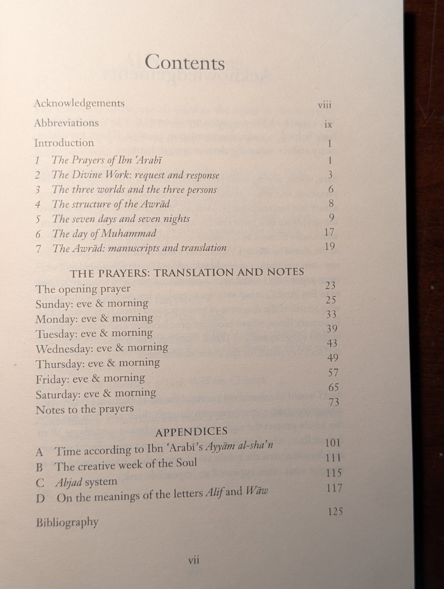 The Seven Days of the Heart: Prayers for the Nights and Days of the Week