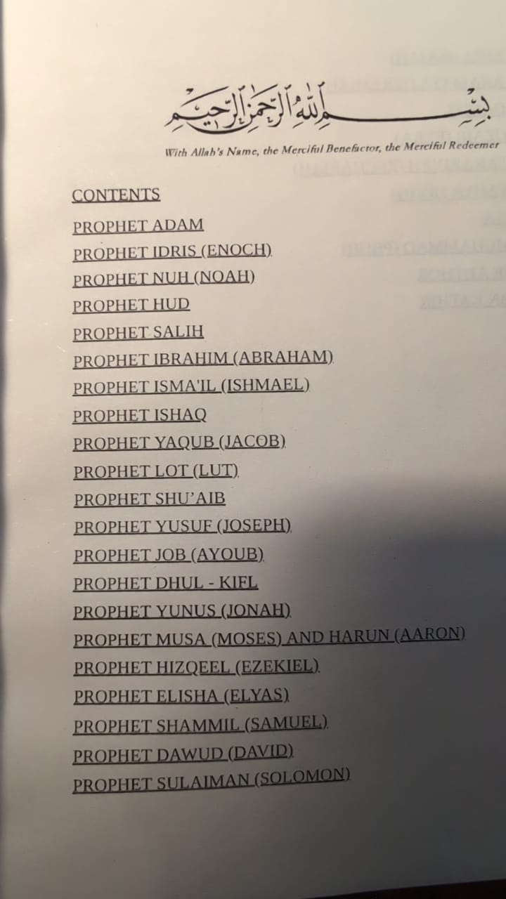 Stories of the Prophets
